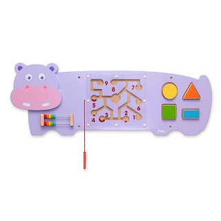 Wall toy hippo
